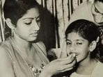 Sridevi's niece Maheswari dug out old pictures on her aunt's birth anniversary.