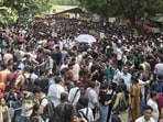 The petition seeks disclosure of the surveillance technologies, databases, standard operating procedures and vendor agreements used during the Jantar Mantar protest. (HT PHOTO)
