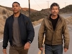 Aaron Pierre and Kyle Chandler