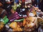 Food safety officials inspected a hospital kitchen and found expired food items and other materials