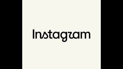 The wordmark appears above the iconic pink-and-orange logo. (Instagram/@mosseri) The wordmark appears above the iconic pink-and-orange logo. (Instagram/@mosseri)
