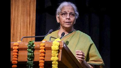 India’s finance minister Nirmala Sitharaman addresses the INDICA Guru Utsava 2026 celebrations, on the occasion of ‘Guru Purnima’, in New Delhi, on July 29. (PTI) India’s finance minister Nirmala Sitharaman addresses the INDICA Guru Utsava 2026 celebrations, on the occasion of ‘Guru Purnima’, in New Delhi, on July 29. (PTI)