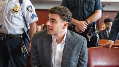 Luigi Mangione appears for a pre-trial hearing at Manhattan Criminal Court in New York, on Tuesday, Aug. 11. (Steven Hirsch/Pool New York Post) Luigi Mangione appears for a pre-trial hearing at Manhattan Criminal Court in New York, on Tuesday, Aug. 11. (Steven Hirsch/Pool New York Post)
