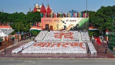 For the first time ever, Vande Mataram will be sung during the Independence Day celebrations at the Red Fort. (Photo: Raj K Raj / HT) For the first time ever, Vande Mataram will be sung during the Independence Day celebrations at the Red Fort. (Photo: Raj K Raj / HT)