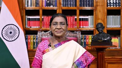 President Murmu highlighted India’s exam reforms, youth opportunities and national security, praising Operation Sindoor and the suspension of the Indus Waters Treaty. (RB Photo)