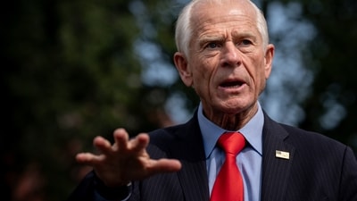 Navarro said the shadow network has 'let Communist China launder its exports through more than 40 countries'.
Navarro said the shadow network has 'let Communist China launder its exports through more than 40 countries'.