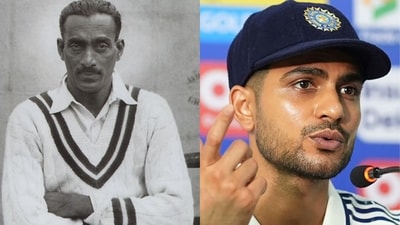 The first and the current Test captain of India (X images) The first and the current Test captain of India (X images)