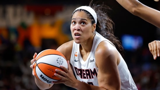 Brionna Jones was unable to complete Thursday night’s game against the Connecticut Sun.