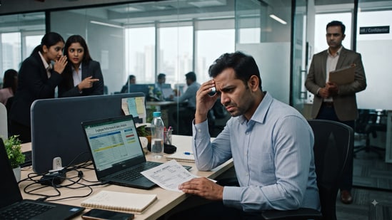 A man said he was called by HR after comparing salaries with a coworker doing a similar job.