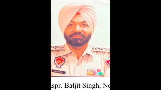 Inspector Baljit Singh (HT Photo)