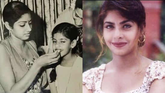 Sridevi's niece Maheswari dug out old pictures on her aunt's birth anniversary.