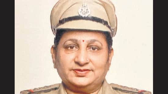 Sub-inspector (SI) Sushila Kaushik, presently serving with the state vigilance and anti-corruption bureau (SV and ACB) has been selected for the President’s police medal for distinguished service. (HT Photo)
