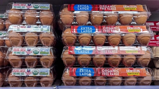 The recall impacts eggs sold under brands like Kroger and Simple Truth, with specific identifying codes and sell-by dates from July 20 to August 17. (AFP)
