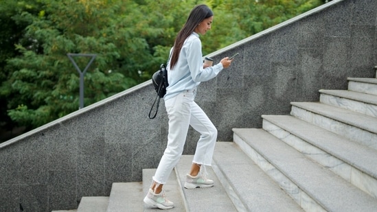 If you become breathless after climbing a flight of stairs, you may have underlying health issues. (Picture credit: Freepik)