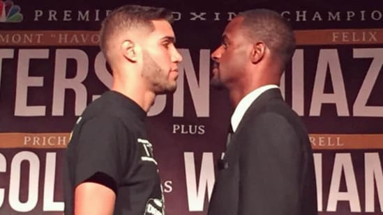Prichard Colon (L) and Terrel Williams ahead of their clash on October 17, 2015. (Prichard Colon on Instagram)