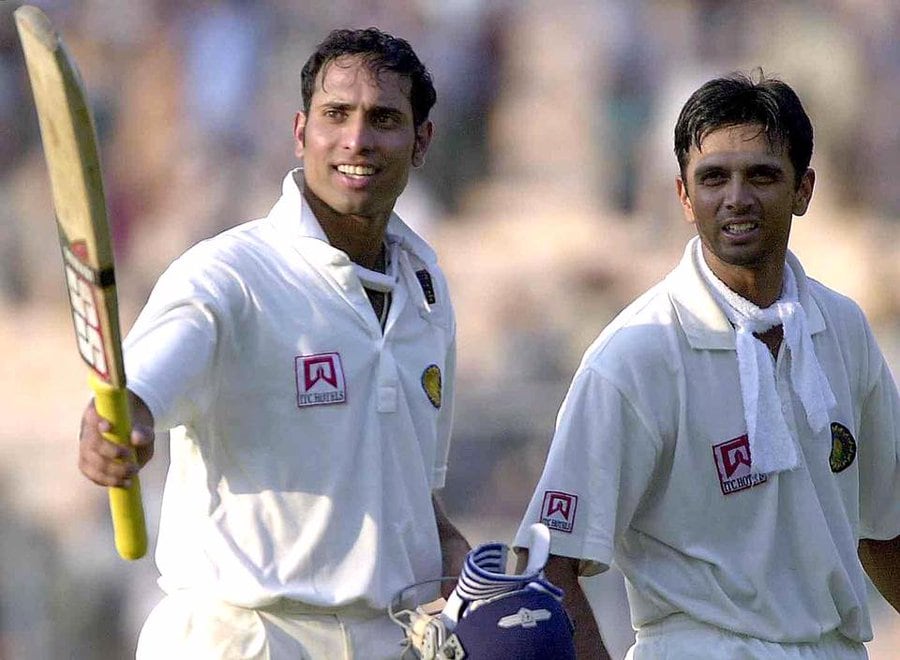 VVS Laxman and Rahul Dravid during the epic partnership. (X images) VVS Laxman and Rahul Dravid during the epic partnership. (X images)