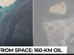 Iran’s waters turn black: Satellite images reveal Qeshm and Sirri Islands engulfed by huge oil slick