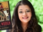 Author Isheeta Ganguly and cover of her new book, Three Women.