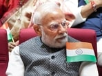 Prime Minister Narendra Modi during the NDA�s weekly parliamentary meeting 'Mangal Milan', at Parliament Building.