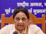 Bahujan Samaj Party (BSP) National President Mayawati addresses a press conference, at her residence, in Lucknow, Tuesday, Aug. 11, 2026. 