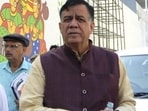 Uttar Pradesh Legislative Assembly Speaker Satish Mahana (HT file Photo)