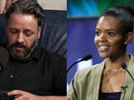 Influencer Andrew Wilson (L) and Candace Owens.