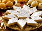 Edible silver, known as vark, is a traditional element in Indian sweets.