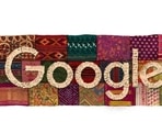The illustration is a modified reissue of the iconic 2023 Doodle created by New Delhi-based artist and graphic designer Namrata Kumar,