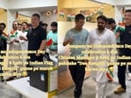 A company’s Independence Day celebration went viral after its Chinese manager marched with the Indian Tricolour. A company’s Independence Day celebration went viral after its Chinese manager marched with the Indian Tricolour.