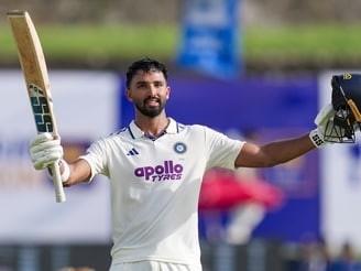 Devdutt Padikkal scored his maiden Test century off just 134 balls. He was pleasing to the eye.