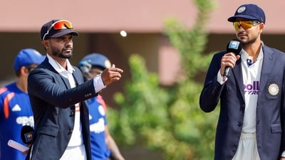 India captain Shubman Gill won the toss and decided to have a bat in the first Test at Galle against Sri Lanka. (Surjeet Yadav) India captain Shubman Gill won the toss and decided to have a bat in the first Test at Galle against Sri Lanka. (Surjeet Yadav)
