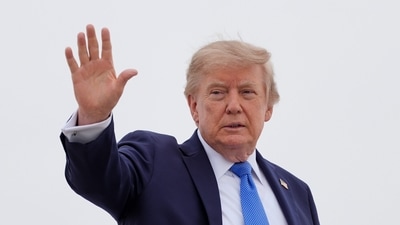Trump was diagnosed with chronic venous insufficiency in 2025. (AP) Trump was diagnosed with chronic venous insufficiency in 2025. (AP)
