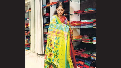 Fusion Paithani saris test tradition with new drapes Fusion Paithani saris test tradition with new drapes