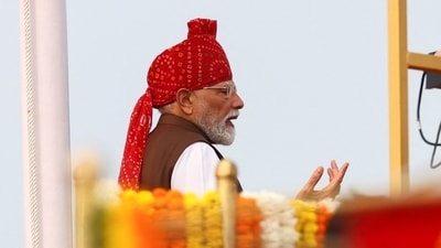 Addressing the nation from the ramparts of Red Fort on Independence Day 2026, PM Modi said that the government will establish a network for providing free online coaching to students. (Reuters)