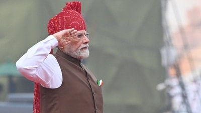 With the youth of India in focus, in his Independence Day address, PM Modi referred to the youngsters several times. (Arvind Yadav/HT)