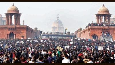 A protest in Delhi following the Nirbhaya rape case of 2012. Today’s 14-year-olds were born that year. What will it take to give them a world free of such heinousness? (HT Archives) A protest in Delhi following the Nirbhaya rape case of 2012. Today’s 14-year-olds were born that year. What will it take to give them a world free of such heinousness? (HT Archives)