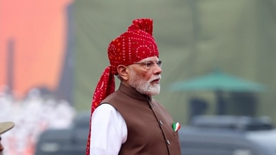 In his Independence Day speech from Delhi’s Red Fort, he also spoke about more opportunities for coastal tourism and ocean technology. (PMO) In his Independence Day speech from Delhi’s Red Fort, he also spoke about more opportunities for coastal tourism and ocean technology. (PMO)