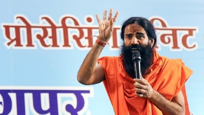 Ramdev also took aim at those who believe that nothing is going right in India Ramdev also took aim at those who believe that nothing is going right in India