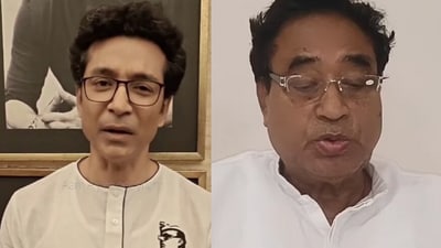 ‘নেতারা থাকেন গদিতে, নেতাজি হৃদয়ে’, বুকে সুভাষ! অনন্ত মহারাজকে তোপ টোটার