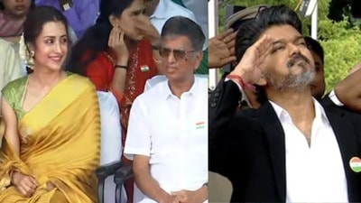 సీఎంగా తొలిసారి జాతీయ జెండా ఎగరేసిన దళపతి విజయ్- ఇండిపెండెన్స్ వేడుకల్లో త్రిష- విజయ్ ఫ్యామిలీ పక్కనే! సీఎంగా తొలిసారి జాతీయ జెండా ఎగరేసిన దళపతి విజయ్- ఇండిపెండెన్స్ వేడుకల్లో త్రిష- విజయ్ ఫ్యామిలీ పక్కనే!