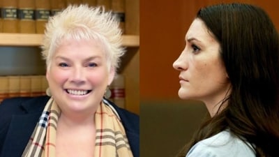 Rosemary Scapicchio is Lindsay Clancy's civil lawyer and was seen speaking with her murder trial attorney Kevin Reddington. (X/@RosemaryScapicc, X/@BlackDumpling) Rosemary Scapicchio is Lindsay Clancy's civil lawyer and was seen speaking with her murder trial attorney Kevin Reddington. (X/@RosemaryScapicc, X/@BlackDumpling)