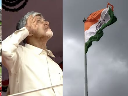 తెలుగు రాష్ట్రాల్లో ఘనంగా స్వాతంత్య్ర వేడుకలు
