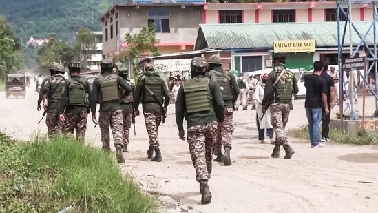 The attack has triggered fresh tension in the area, with the Liangmai Naga Council, Manipur (LNC-M) announcing an immediate emergency total shutdown across Liangmai Naga-inhabited areas of the state.(Photo for representation) (ANI Video Grab)