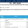 తెలంగాణ సెట్ సిలబస్ 
