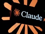 A Claude artificial intelligence (AI) logo on a smartphone.
