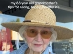 Forget biohacking. This grandma proves longevity is about life, not just years. (Instagram/ talktalktaylor and Freepik)