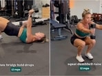 Get stronger and burn calories with Mackenzie’s quick full-body workout.(Instagram/@mackenziewells.fit)