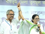 File photo of Ashis Banerjee with TMC chief Mamata Banerjee