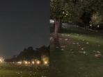 A man highlighted garbage near India Gate in a video, raising concerns over cleanliness at the iconic landmark.(Instagram/aashishgrover95)