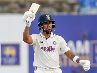 Dhruv Jurel played the most important innings of the day. His 55-run stand with Manav Suthar for the seventh wicket was crucial.